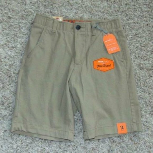 *Casual Shorts Urban Pipeline sz 16 Khaki Maxflex Waist Summer 4 Pocket Boys - Picture 2 of 3